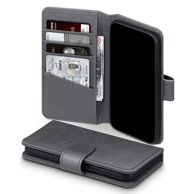 Terrapin Δερμάτινη Θήκη - Πορτοφόλι iPhone 11 Pro - Grey