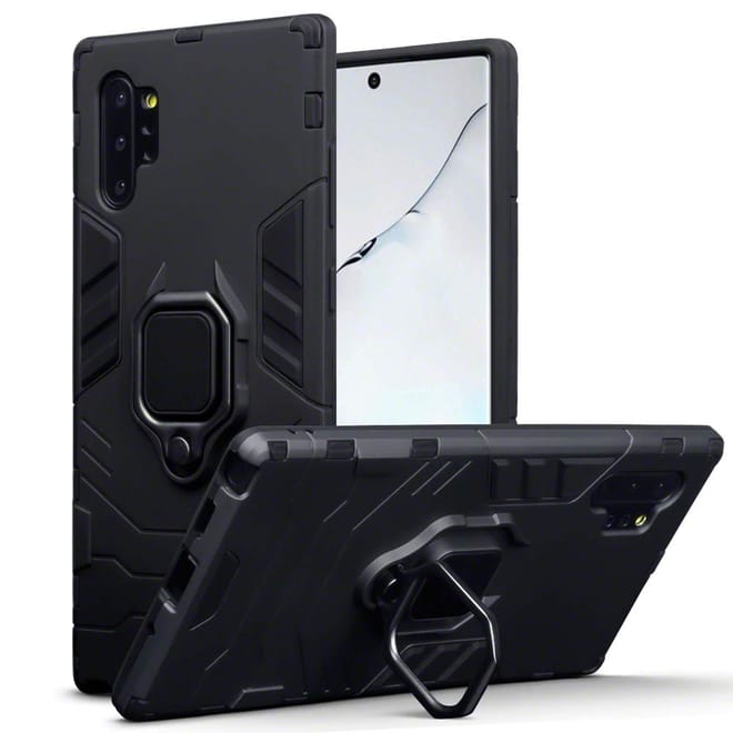 Terrapin Ανθεκτική Dual Layer Θήκη Samsung Galaxy Note 10 Plus - Black
