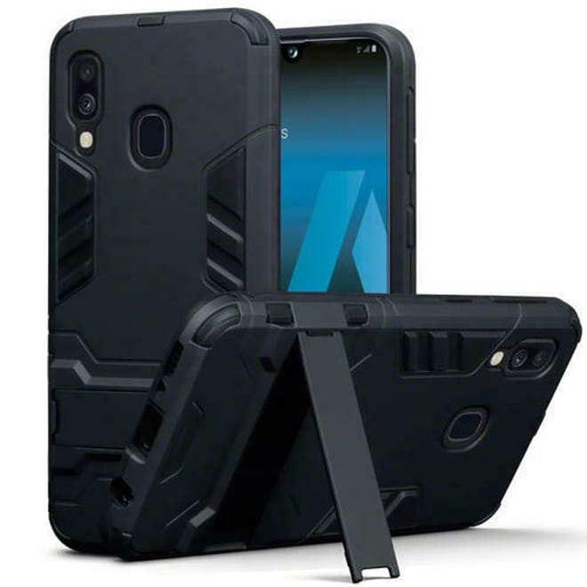 Terrapin Ανθεκτική Dual Layer Θήκη Samsung Galaxy A40 - Black