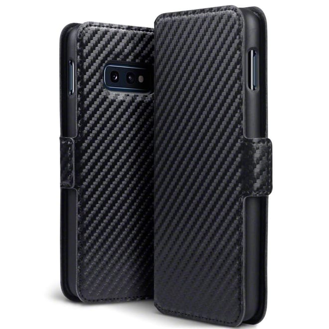 Terrapin Θήκη - Πορτοφόλι Samsung Galaxy S10 - Carbon Fibre Black