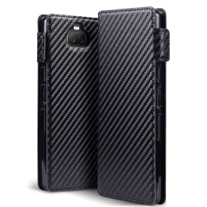 Terrapin Θήκη - Πορτοφόλι Sony Xperia 10 - Carbon Fibre Black