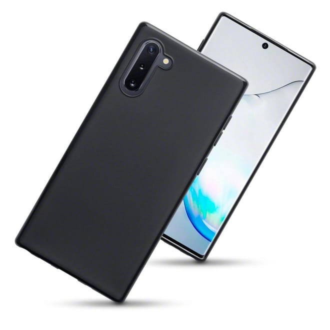 Terrapin Θήκη Σιλικόνης Samsung Galaxy Note 10 Plus - Black Matte