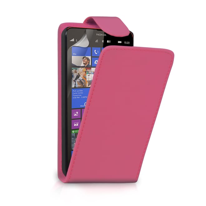 Ροζ Flip Θήκη Nokia Lumia 1320