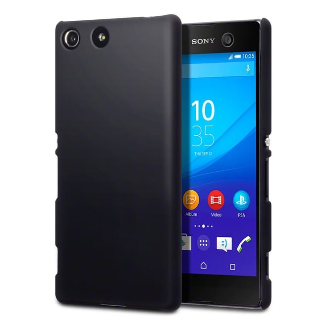 Μαύρη Θήκη Καουτσούκ Sony Xperia M5