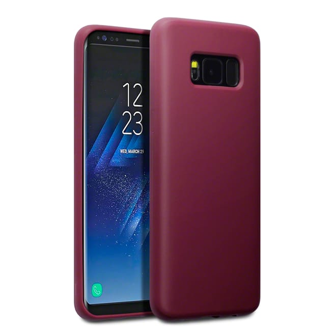 Θήκη Σιλικόνης Samsung Galaxy S8 - Red Matte
