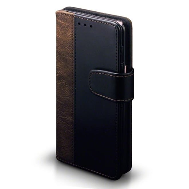 Πορτοφόλι Galaxy A5 Μαύρο - Καφέ