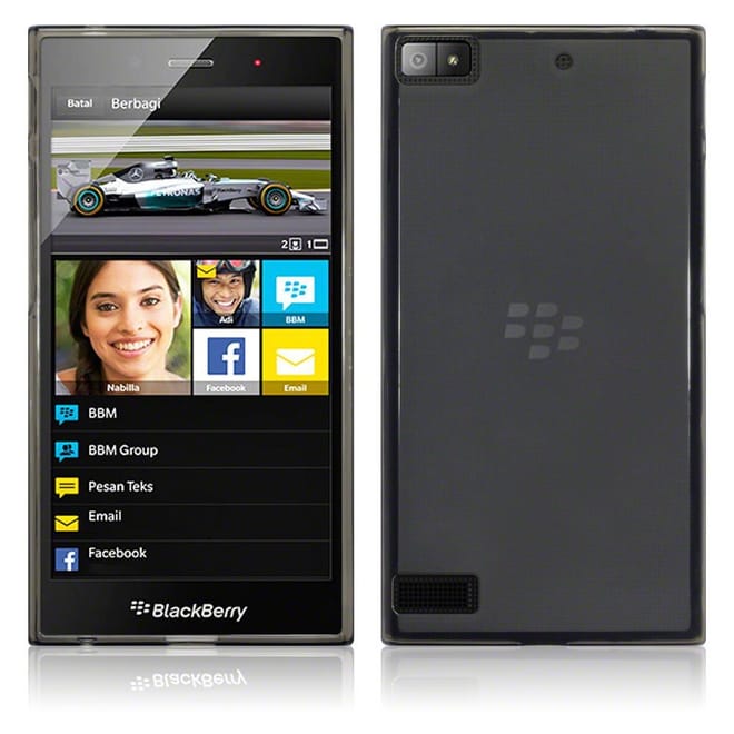 Μαύρη Ημιδιάφανη Θήκη Blackberry Z3