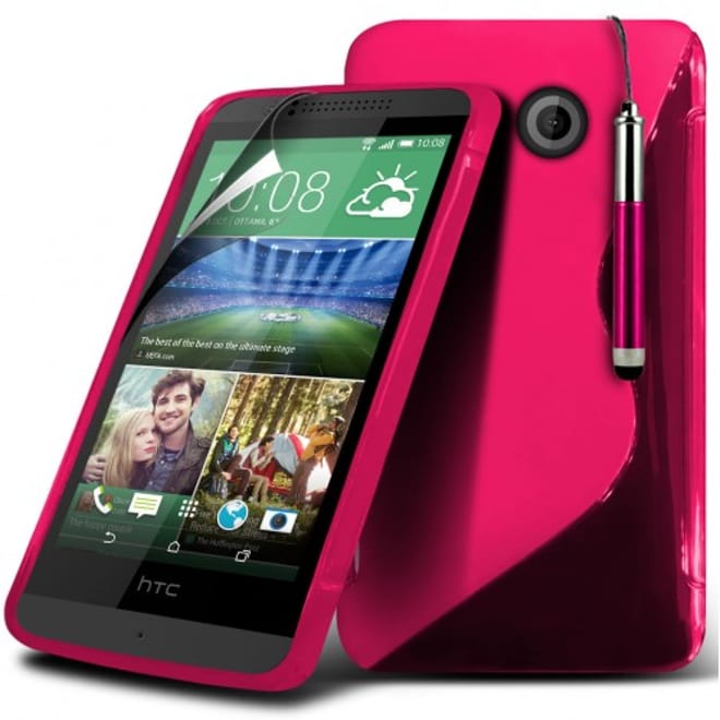 Θήκη HTC Desire 320 Σιλικόνης Ροζ
