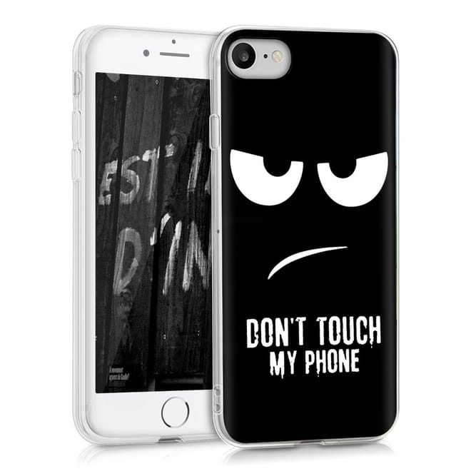 Θήκη Σιλικόνης iPhone 7 - Don't Touch My Phone