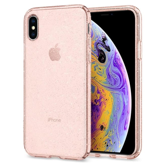 Spigen Θήκη Liquid Crystal iPhone X / XS - Glitter Rose Quartz