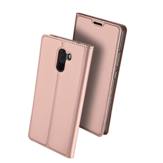 Duxducis SkinPro Flip Θήκη Xiaomi Pocophone F1 - Rose Gold