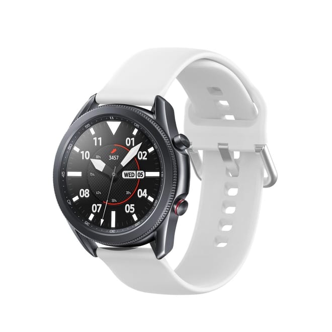 Tech-Protect Λουράκι Σιλικόνης Iconband Samsung Galaxy Watch 3 45mm - White