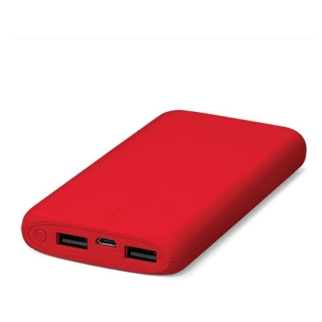 TTEC PowerSlim Dual Universal Mobile Fast Charger (2.1A) - 10000mAh - Red