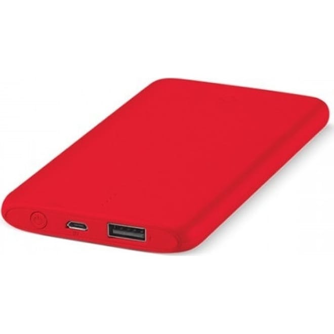 TTEC PowerSlim Universal Mobile Charger 5000mAh και In-Ear Headphones - Red