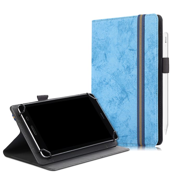 Universal Θήκη Wallet Book Case για Tablet 7"-8" - Light Blue