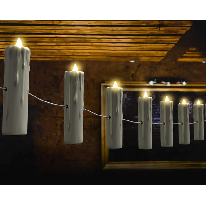 Wow! Stuff Wizarding World Harry Potter Floating Candle String Lights