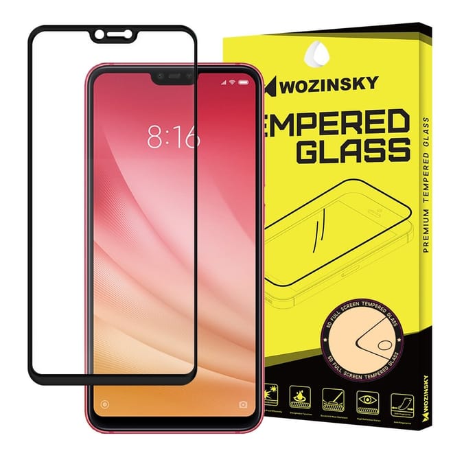 Wozinsky Tempered Glass - Fullface Αντιχαρακτικό Γυαλί Οθόνης Xiaomi Mi 8 Lite - Black