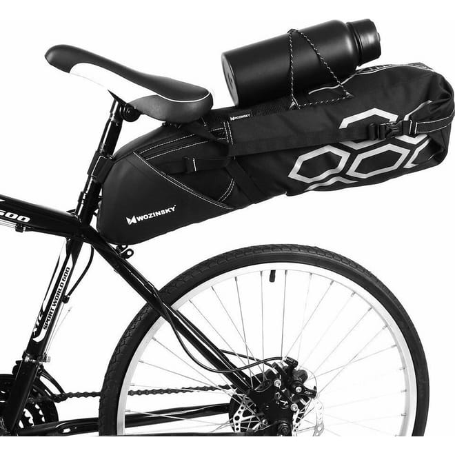 Wozinsky Waterproof Bicycle Bag Under the Saddle - Αδιάβροχη Τσάντα Σέλας Ποδηλάτου - 12L - Black