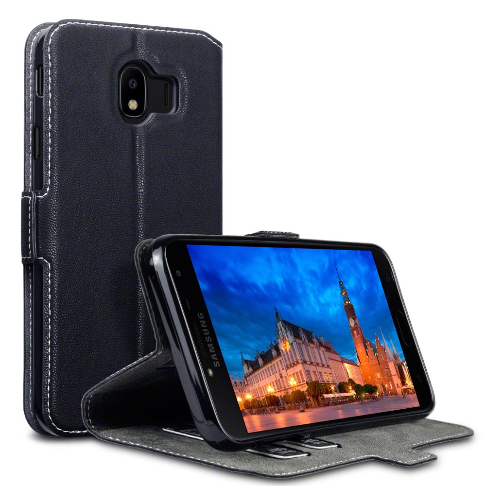 Terrapin Low Profile Thin Θήκη - Πορτοφόλι Samsung Galaxy J4 2018 - Black