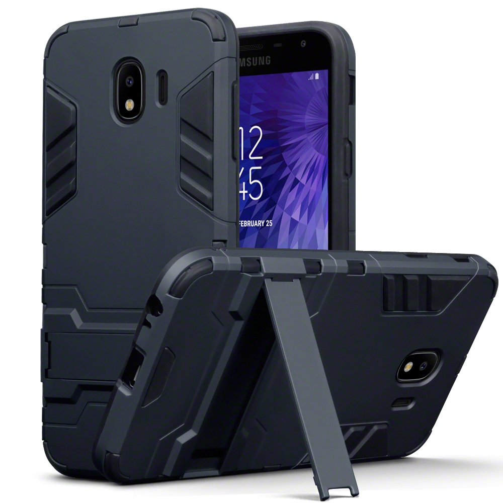 Terrapin Ανθεκτική Dual Layer Θήκη Samsung Galaxy J4 2018 - Black