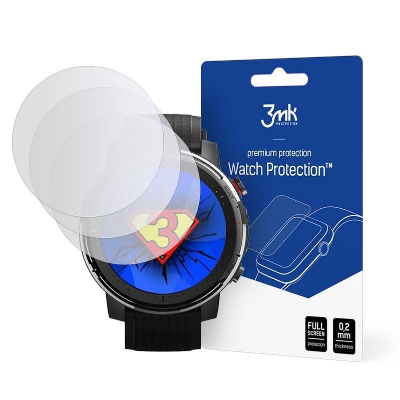 3MK Premium Watch Protection - Screen Protector για Xiaomi Amazfit Stratos 3 - 3 Tεμάχια