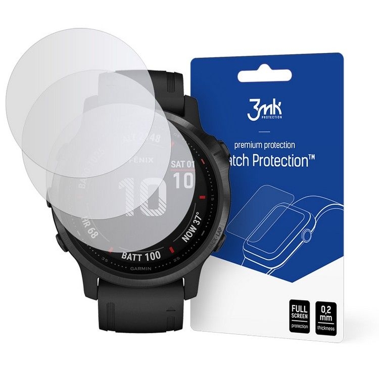 3MK Premium Watch Protection - Screen Protector για Garmin Fenix 5S / 6S / 6S Pro - 3 Tεμάχια