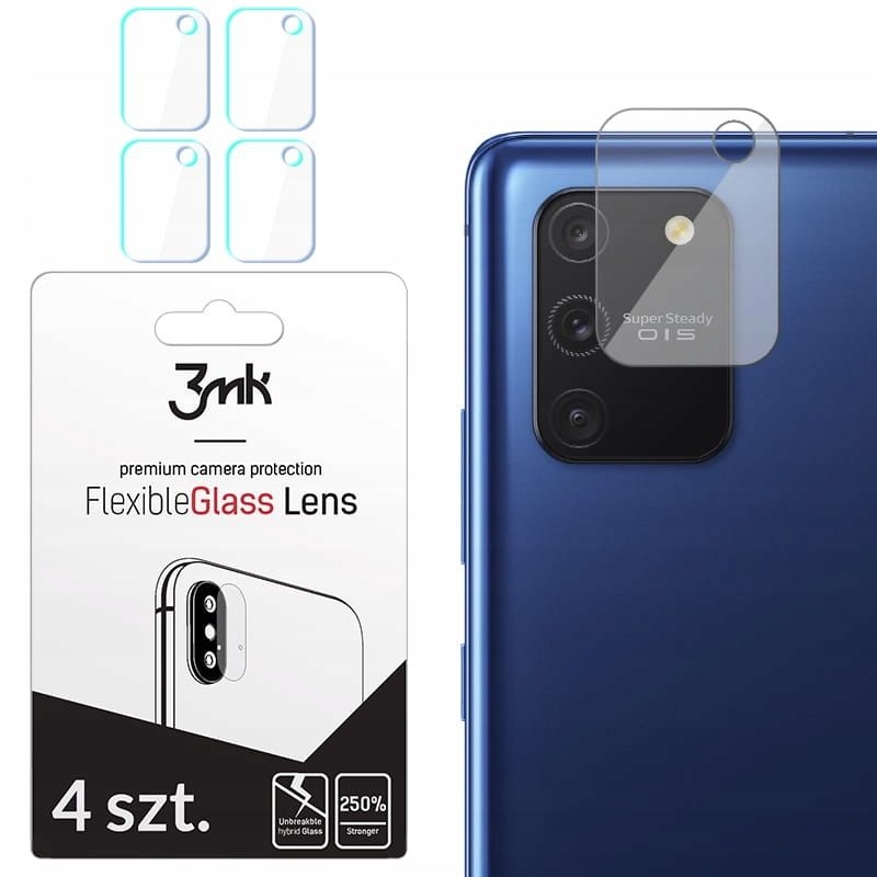 3MK Glass Camera Protector - Αντιχαρακτικό Προστατευτικό Γυαλί για Φακό Κάμερας Samsung Galaxy S10 Lite - 4 τεμάχια