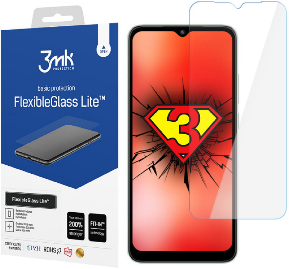 3MK Flexible Glass Lite - Αντιχαρακτικό Υβριδικό Προστατευτικό Γυαλί Οθόνης - Xiaomi Redmi A1