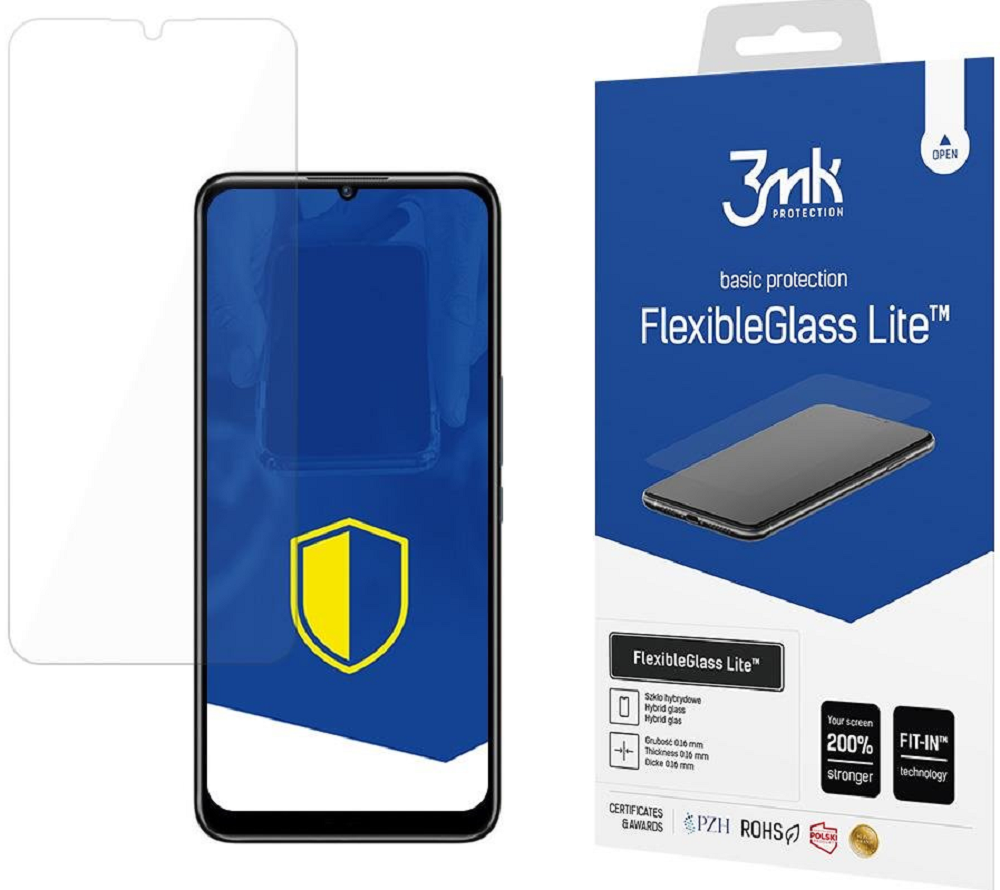 3MK Flexible Glass Lite - Αντιχαρακτικό Υβριδικό Προστατευτικό Γυαλί Οθόνης - TCL 20 R 5G