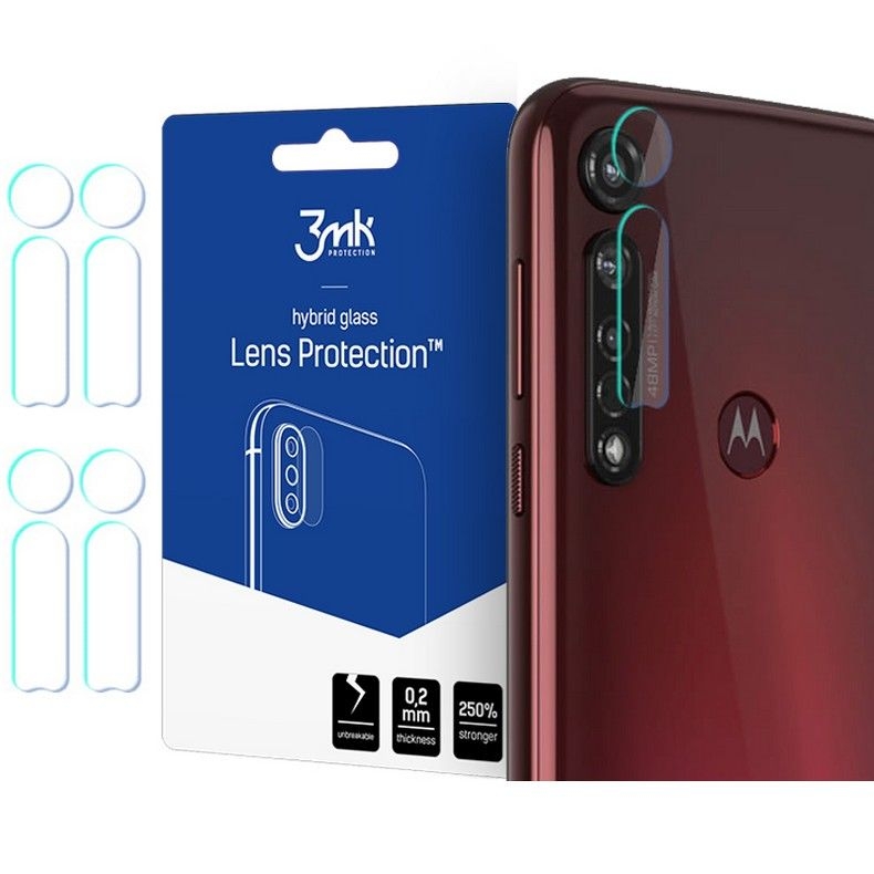 3MK Glass Camera Protector - Αντιχαρακτικό Προστατευτικό Γυαλί για Φακό Κάμερας Motorola Moto G8 Plus - 4 τ