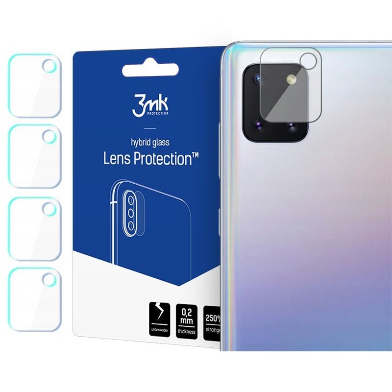 3MK Glass Camera Protector - Αντιχαρακτικό Προστατευτικό Γυαλί για Φακό Κάμερας Samsung Galaxy Note 10 Lite - 4 τεμάχια