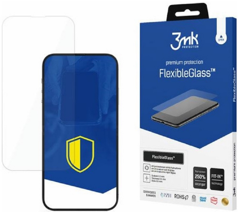 3MK Premium Flexible Glass - Αντιχαρακτικό Υβριδικό Προστατευτικό Γυαλί Οθόνης - Apple iPhone 14 / 14 Pro - 0.3mm (5903108486217)