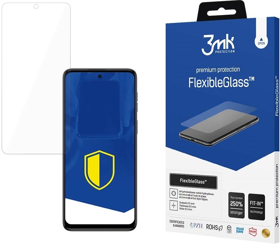 3MK Premium Flexible Glass - Αντιχαρακτικό Υβριδικό Προστατευτικό Γυαλί Οθόνης - Motorola Moto G54 - 0.3mm
