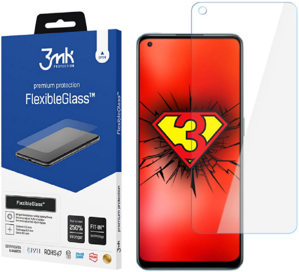 3MK Premium Flexible Glass - Αντιχαρακτικό Υβριδικό Προστατευτικό Γυαλί Οθόνης - Realme 9 Pro - 0.3mm