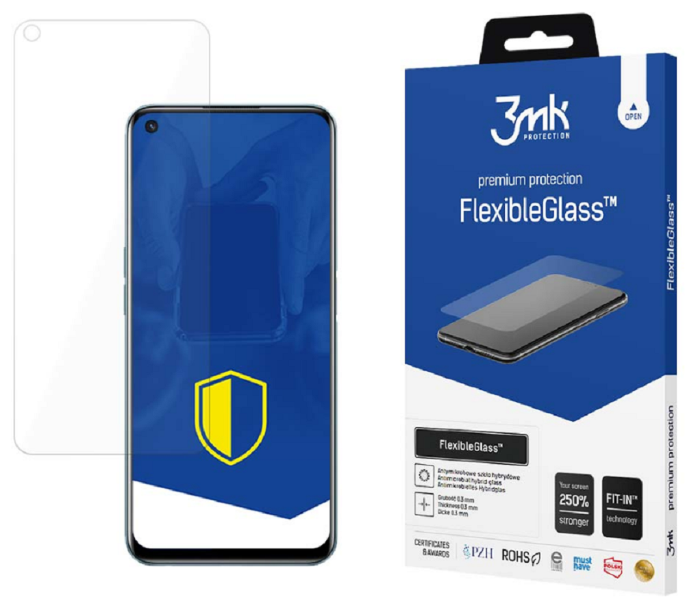 3MK Premium Flexible Glass - Αντιχαρακτικό Υβριδικό Προστατευτικό Γυαλί Οθόνης - Realme 9i - 0.3mm