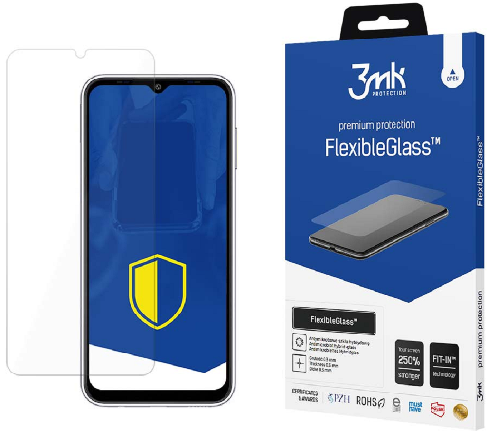 3MK Premium Flexible Glass - Αντιχαρακτικό Υβριδικό Προστατευτικό Γυαλί Οθόνης - Samsung Galaxy A14 - 0.3mm