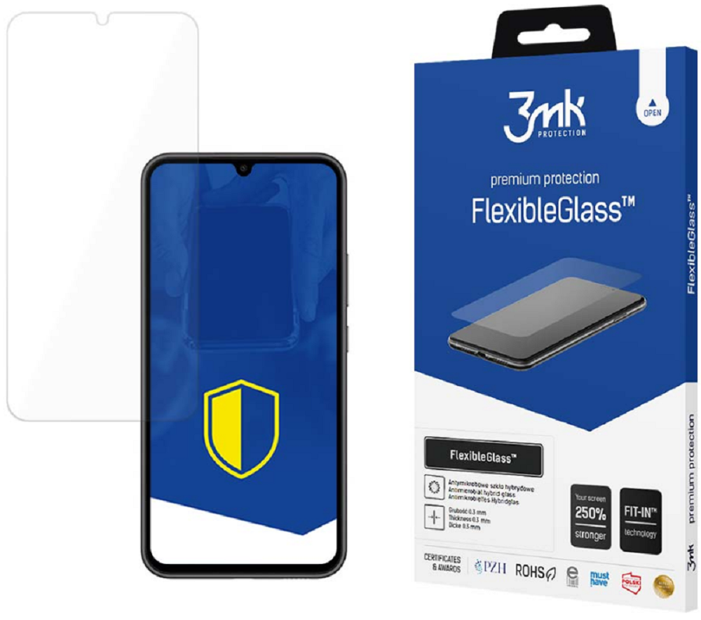 3MK Premium Flexible Glass - Αντιχαρακτικό Υβριδικό Προστατευτικό Γυαλί Οθόνης - Samsung Galaxy A34 - 0.3mm