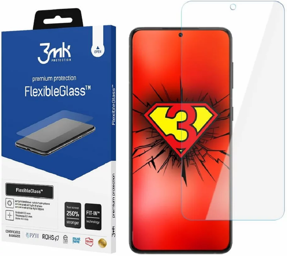 3MK Premium Flexible Glass - Αντιχαρακτικό Υβριδικό Προστατευτικό Γυαλί Οθόνης - Samsung Galaxy S23 - 0.3mm