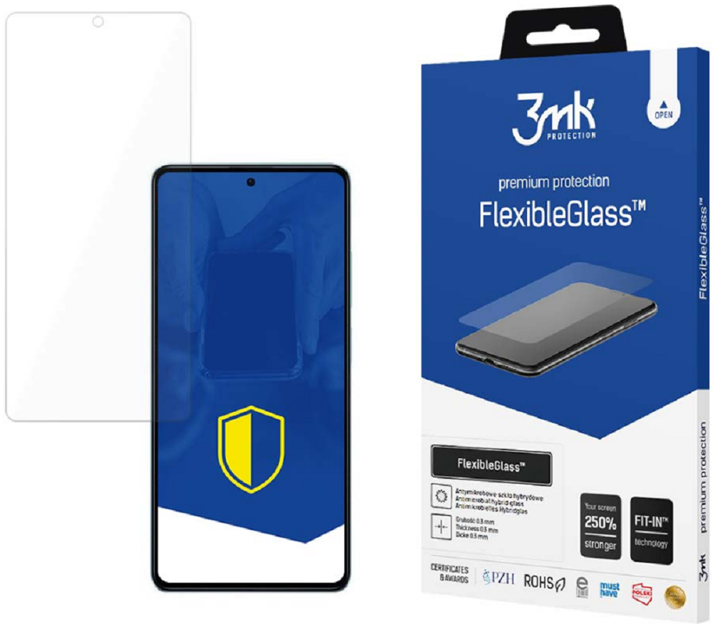 3MK Premium Flexible Glass - Αντιχαρακτικό Υβριδικό Προστατευτικό Γυαλί Οθόνης - Xiaomi Poco X5 Pro - 0.3mm