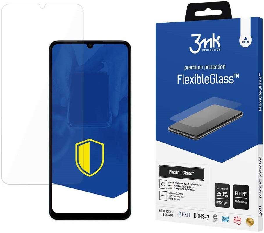 3MK Premium Flexible Glass - Αντιχαρακτικό Υβριδικό Προστατευτικό Γυαλί Οθόνης -  Xiaomi Redmi 13C 4G / Poco C65 - 0.3mm