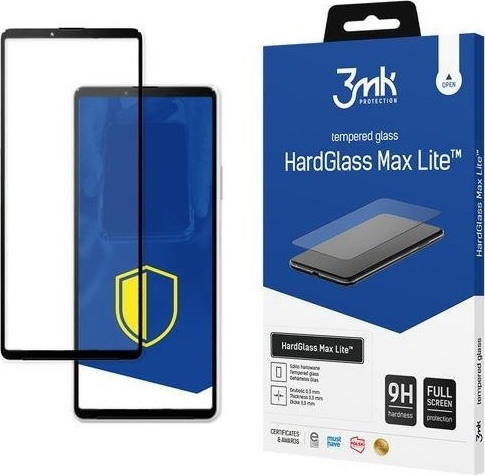 3MK Tempered HardGlass Max Lite - Fullface Αντιχαρακτικό Γυαλί Οθόνης Sony Xperia 10 III - Black