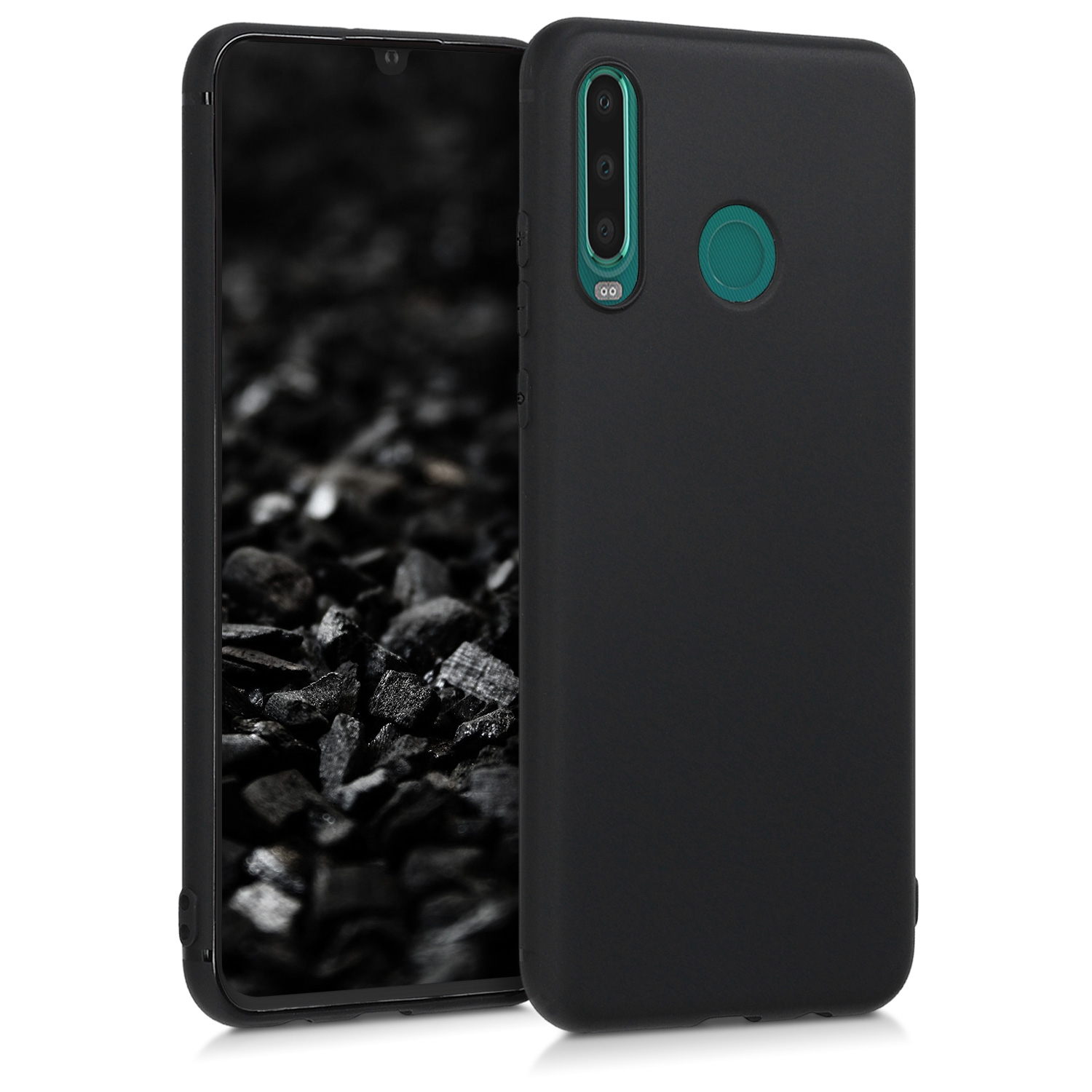 KW Θήκη Σιλικόνης Huawei P30 Lite - Black Matte