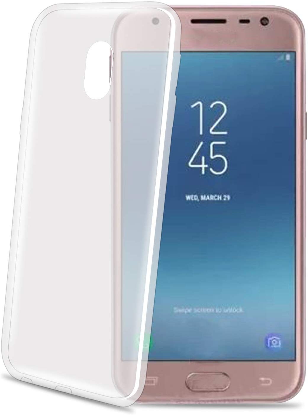 Celly Διάφανη Θήκη Σιλικόνης Samsung Galaxy J3 2017 - Transparent