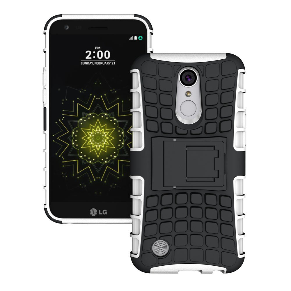 OEM Ανθεκτική Θήκη LG K10 2017 - White 