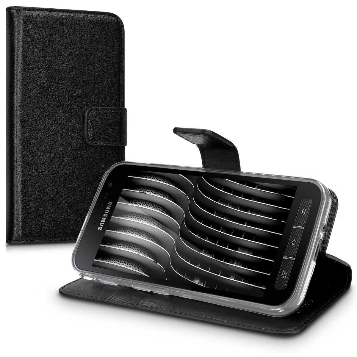 KW Θήκη - Πορτοφόλι Samsung Galaxy Xcover 4 - Black