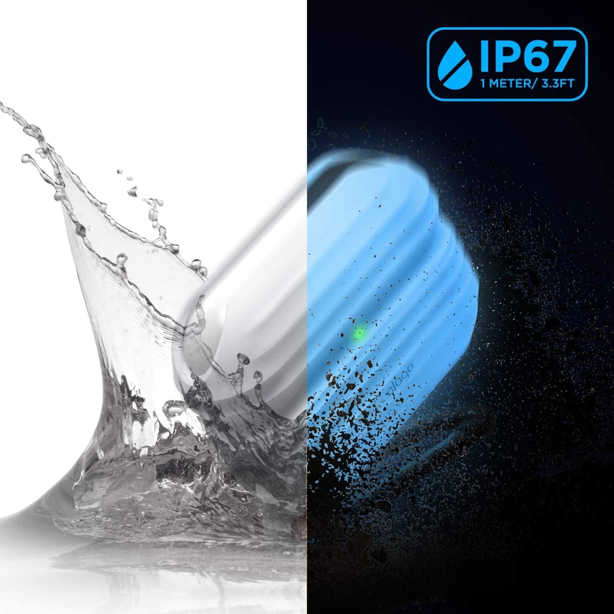 Elago Airpods Pro Waterproof Hang Case - Αδιάβροχη Θήκη για Airpods Pro 2nd Gen / 1st Gen - IP67 - Nightglow Blue