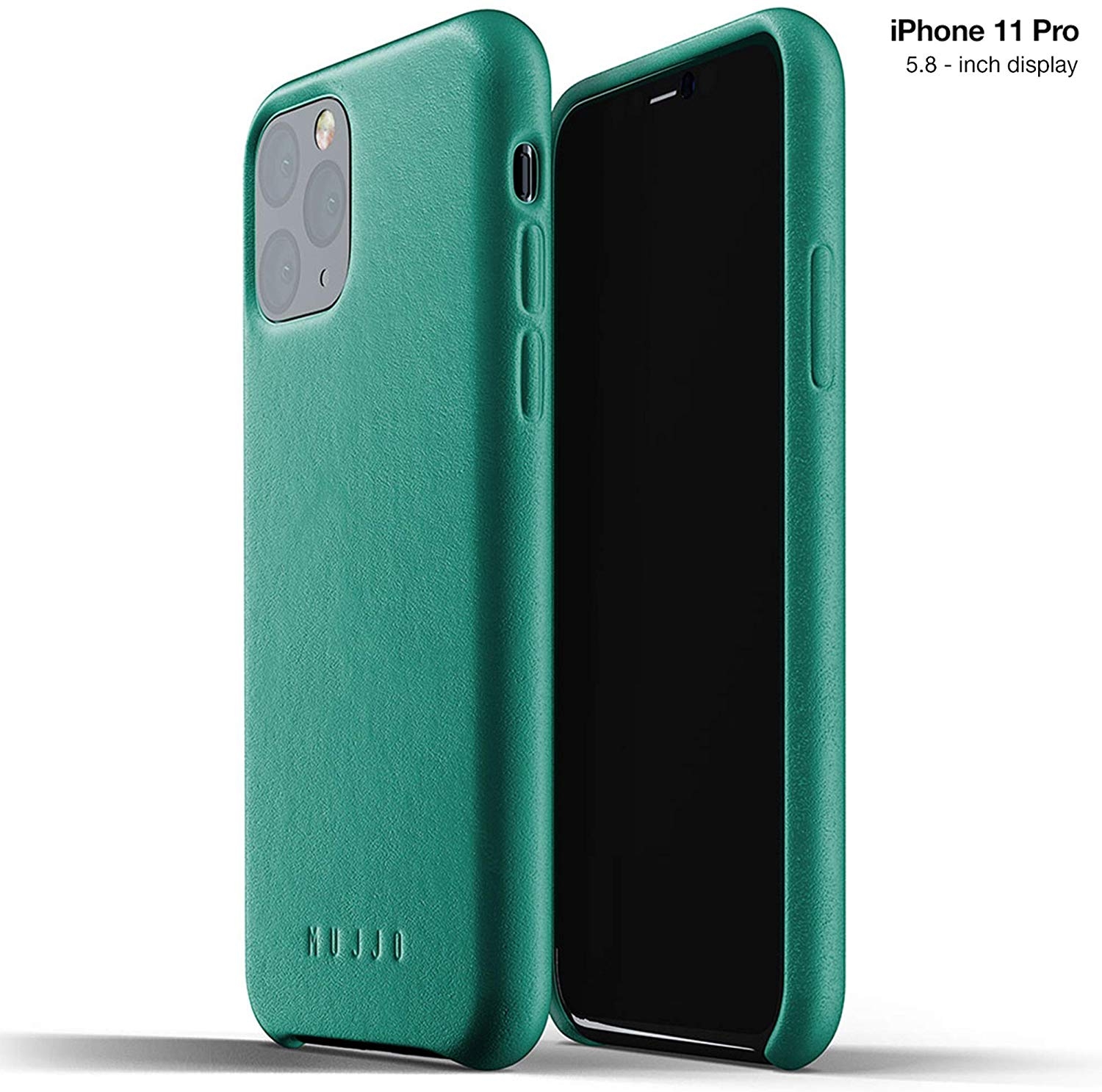 MUJJO Full Leather Case - Δερμάτινη Θήκη iPhone 11 Pro - Alpine Green