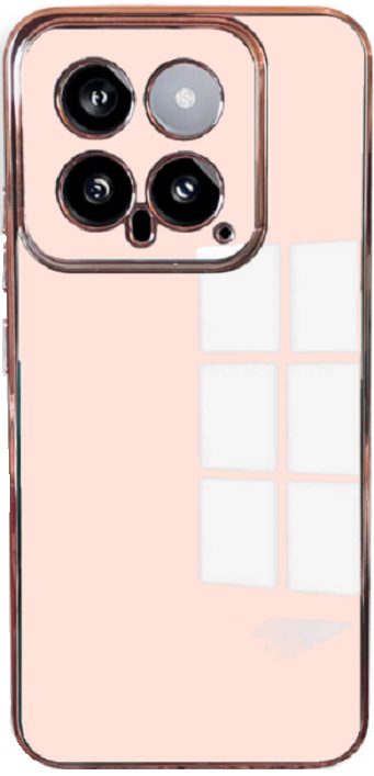 Θήκη Σιλικόνης - Xiaomi 14 - Bodycell Gold Plated - Pink