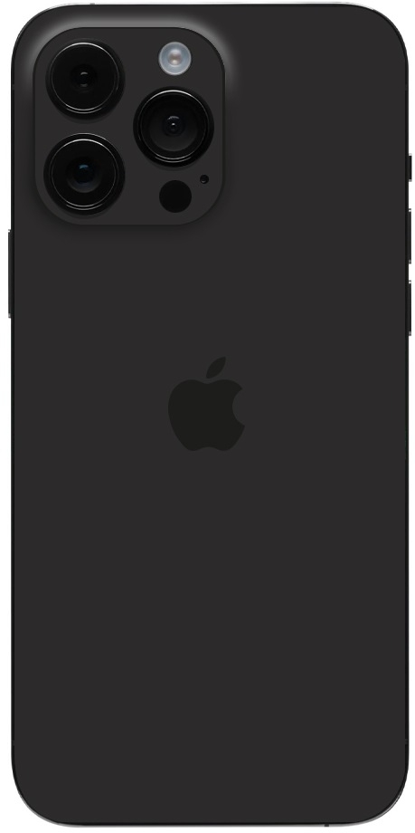 Αυτοκόλλητο Skin Προστασίας Πλάτης - Apple iPhone 15 Pro - Gams Premium Vinyl Skin Back Plate - Black Matte