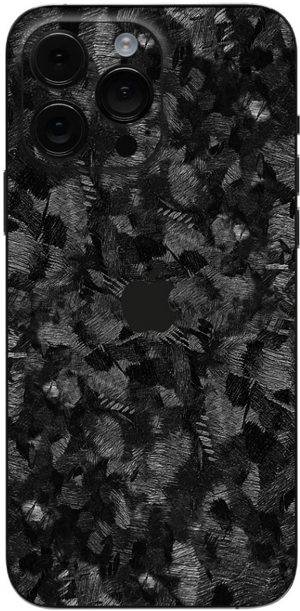 Αυτοκόλλητο Skin Προστασίας Πλάτης - Apple iPhone 15 Pro - Gams Premium Vinyl Skin Back Plate - Forged Carbon